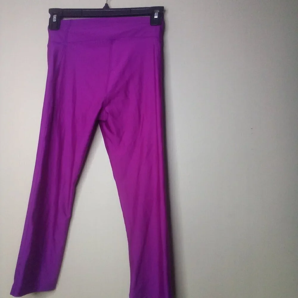 Under Armour Leggings XS Women Compression Heat Gear Active Athletic Purple Pink